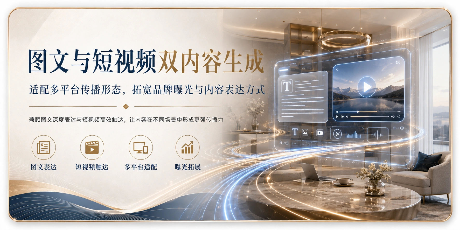 图文与短视频双内容生成